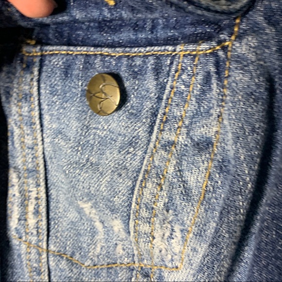 Jessica Simpson- Denim Jacket size X-Small - Picture 4 of 9